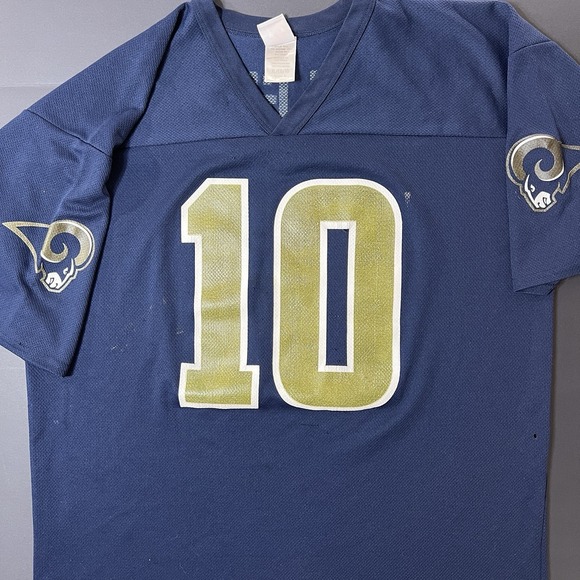 NFL Players Other - Vintage St Louis Rams Jersey Mens Large NFL Football Marc Bulger #10